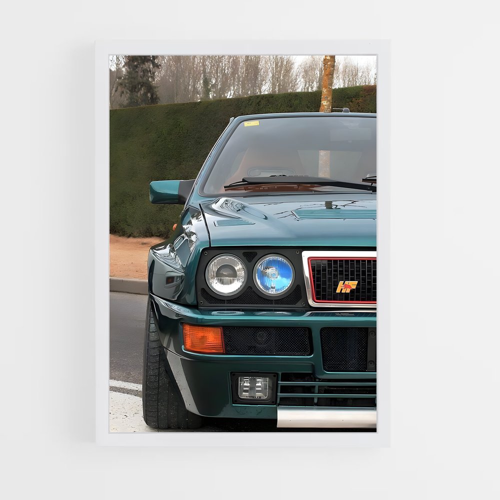 Poster Delta Verte – affiche Lancia (vue 3)